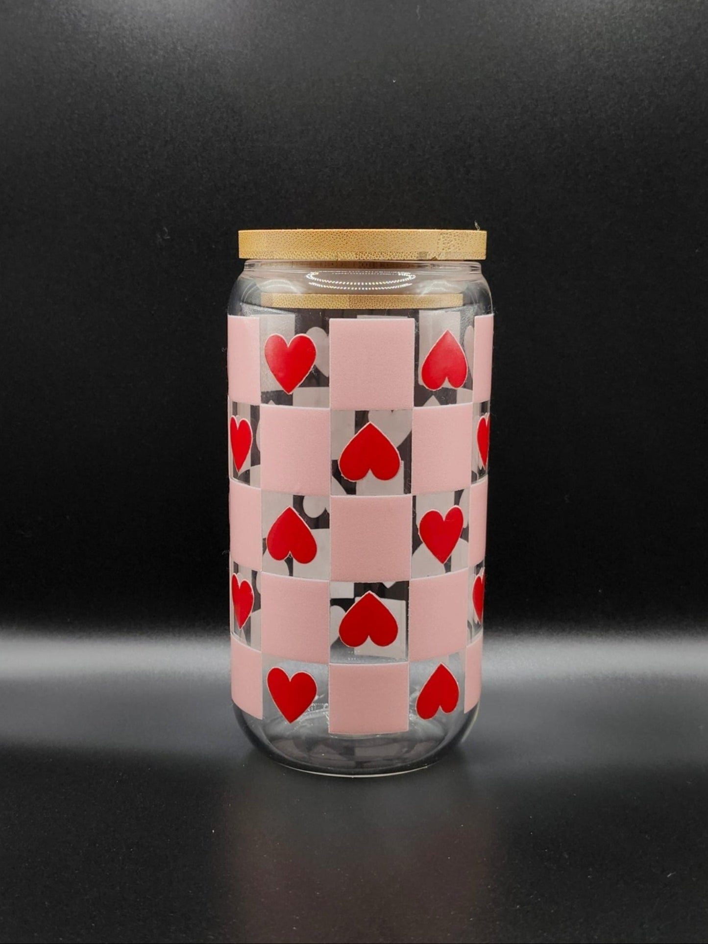 Valentine Heart Glass Cup