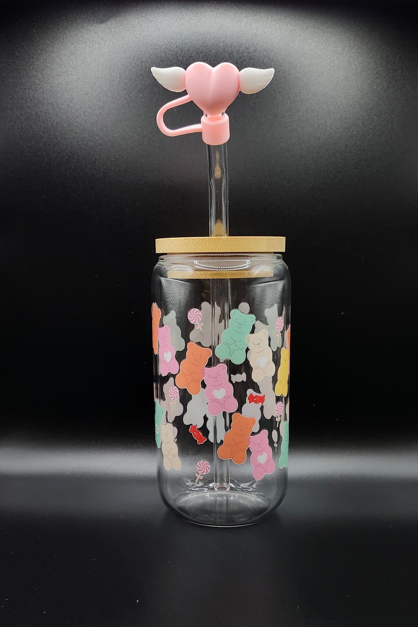 Lovable Bear Glass Cup