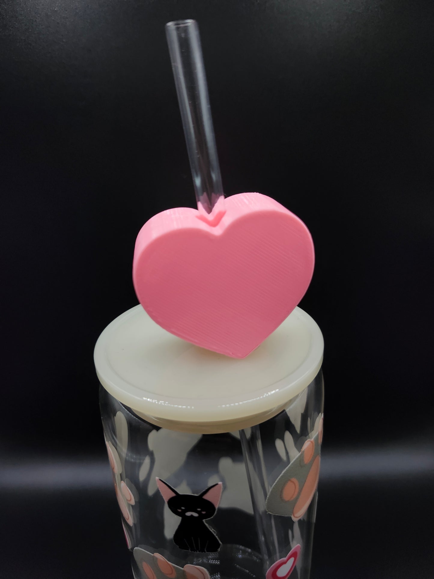 Purrfect Glass Cup