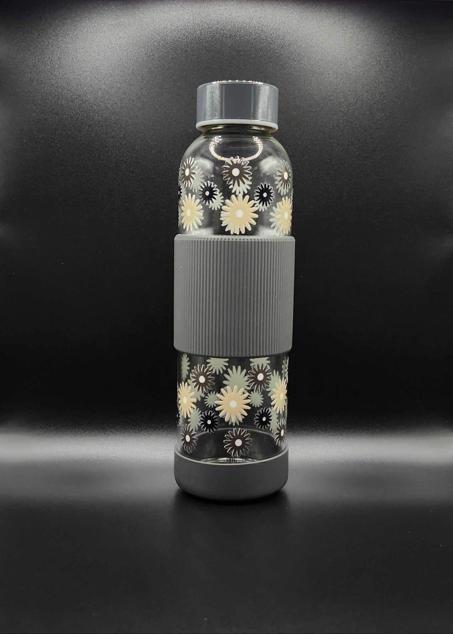 Daisy Glass Bottle