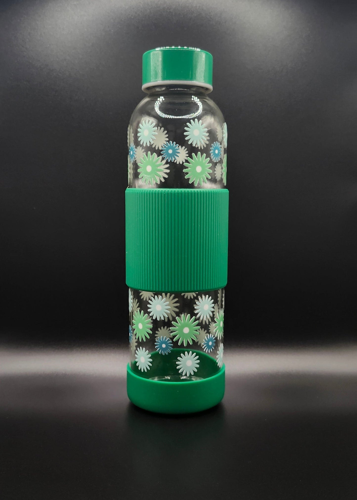 Daisy Glass Bottle