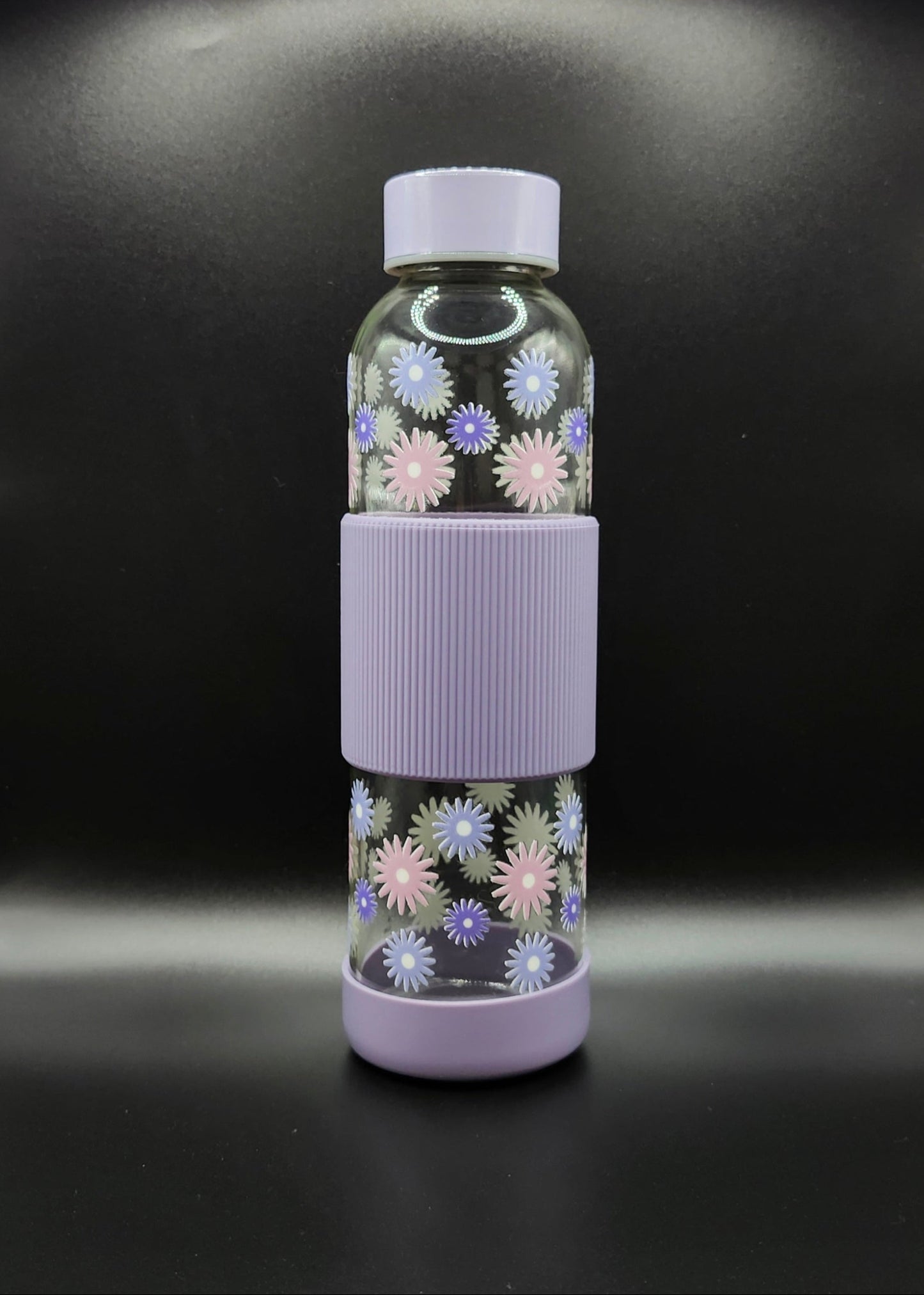 Daisy Glass Bottle