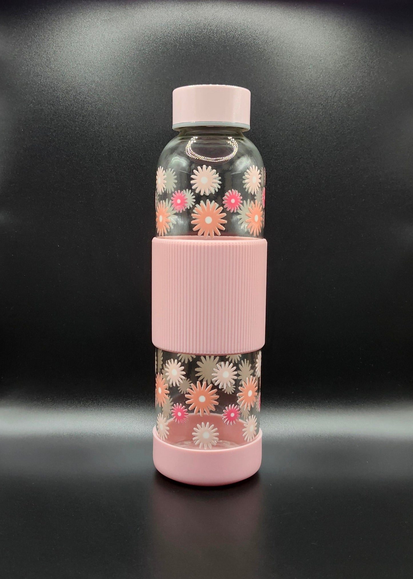 Daisy Glass Bottle